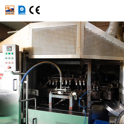 Desain tekstur stainless steel Wafer Cone Machine Otomatis Wafer Cone Maker