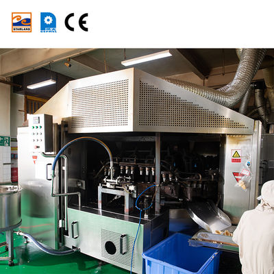 Desain tekstur stainless steel Wafer Cone Machine Otomatis Wafer Cone Maker