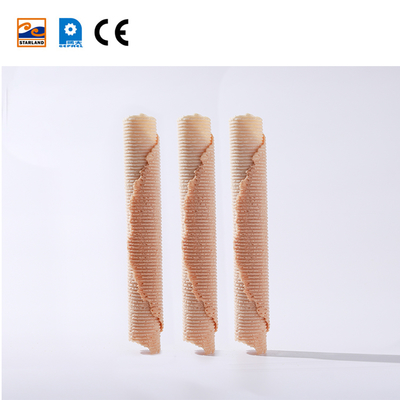 Lini Produksi Egg Roll Mode Operasi Otomatis Mesin Pembuat Waffle Roll