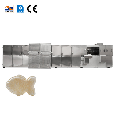 1.5kw Monaka Wafer Biscuit Baking Machine Dengan Kontrol Suhu Digital Display