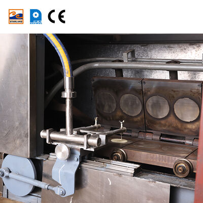 PLC Control System Waffle Basket Produksi Line Peralatan rangka stainless steel menyediakan alur kerja dan mengurangi downtime