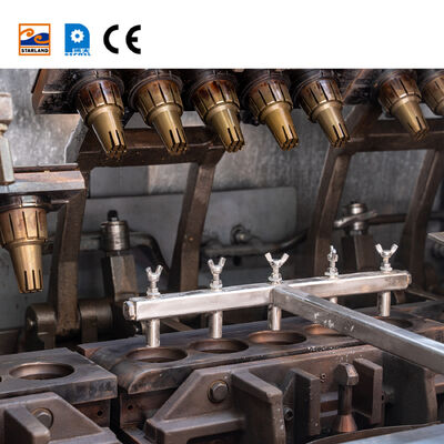 Mesin Kerucut Wafer Otomatis yang terbuat dari stainless steel sempurna untuk produksi terus-menerus dari kerucut wafer kerucut lezat