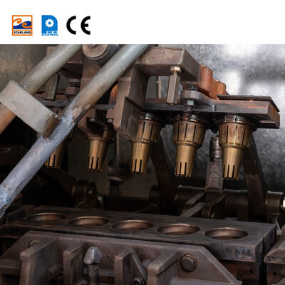 Jalur Produksi Otomatis Kerucut Wafer Stainless Steel dengan Sistem Kontrol PLC untuk Manufaktur Kerucut Wafer