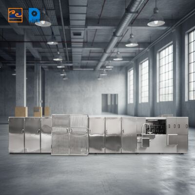 Mesin Biskuit Wafer Dilengkapi Sistem Kontrol PLC Memberikan Kontrol Otomatis Dan Produksi Wafer Monaka yang Stabil