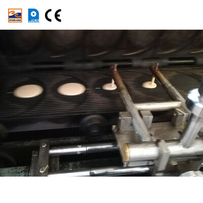Kapasitas 2000 PCS Roller Sugar Cone Produksi Line Full Automatic 1.1KW Mudah Instalasi Dan User Friendly Interface