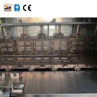 Jalur Produksi Wafer Monaka Baja Berstainless Termasuk Solusi Kontrol Suhu Tampilan Digital Untuk Pembuatan Biskuit Wafer