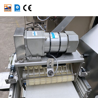 Lini Produksi Egg Roll Stainless Steel Lini Produksi Waffle Roll Otomatis Dirancang Untuk Kapasitas Produksi 1800 Jam Di Industri Makanan