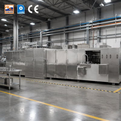 Gas Wafer Biscuit Machine Featuring PLC Control System Capable Of Producing Various Sizes And Shapes Of Monaka Wafer