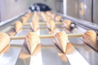 Lini produksi keranjang wafer yang ditekan sepenuhnya otomatis dan tahan lama dari 71 pelat kue (panjang 9m)