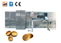 Lini Produksi Cangkang Telur Tart Otomatis Besar, Template Kue Besi Cor Bahan Stainless Steel.