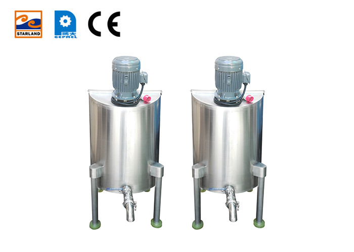 Stainless steel 304 Mixer Makanan Adonan Berkecepatan Tinggi 320L Semi Otomatis Dengan Garansi Satu Tahun