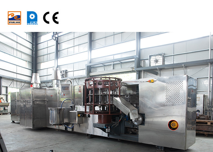 Komersial Besar 1.5kw Waffle Basket Lini Produksi Mesin Pembuat Waffle Basket
