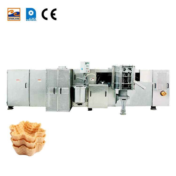 Garis produksi keranjang waffle yang dapat disesuaikan dengan motor utama 2.0hp / 1.5KW