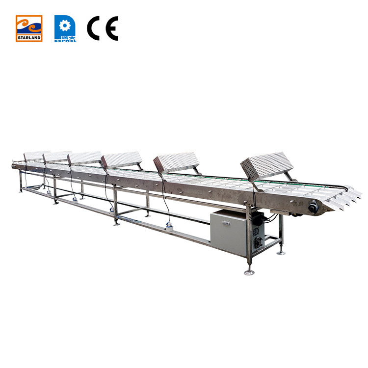 Mudah Untuk Menginstal Konveyor Belt Stainless Steel Untuk Line Produksi