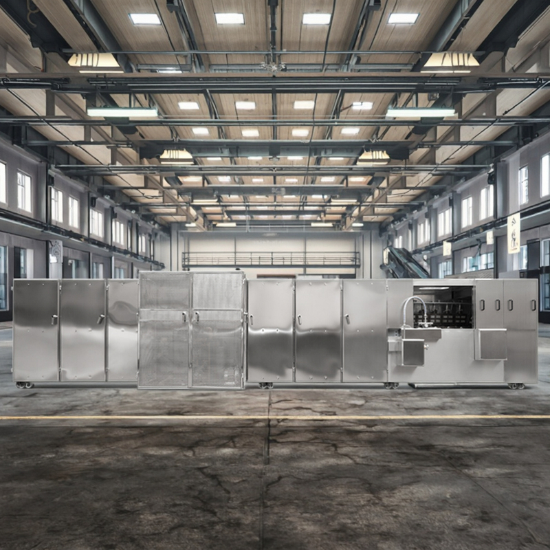 Digital Display Temperature Control Monaka Wafer Production Line With Customized Production