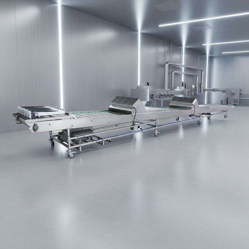 Pabrik Direct Sales Otomatis Marshalling pendingin Conveyor Dengan Komprehensif Aksesoris