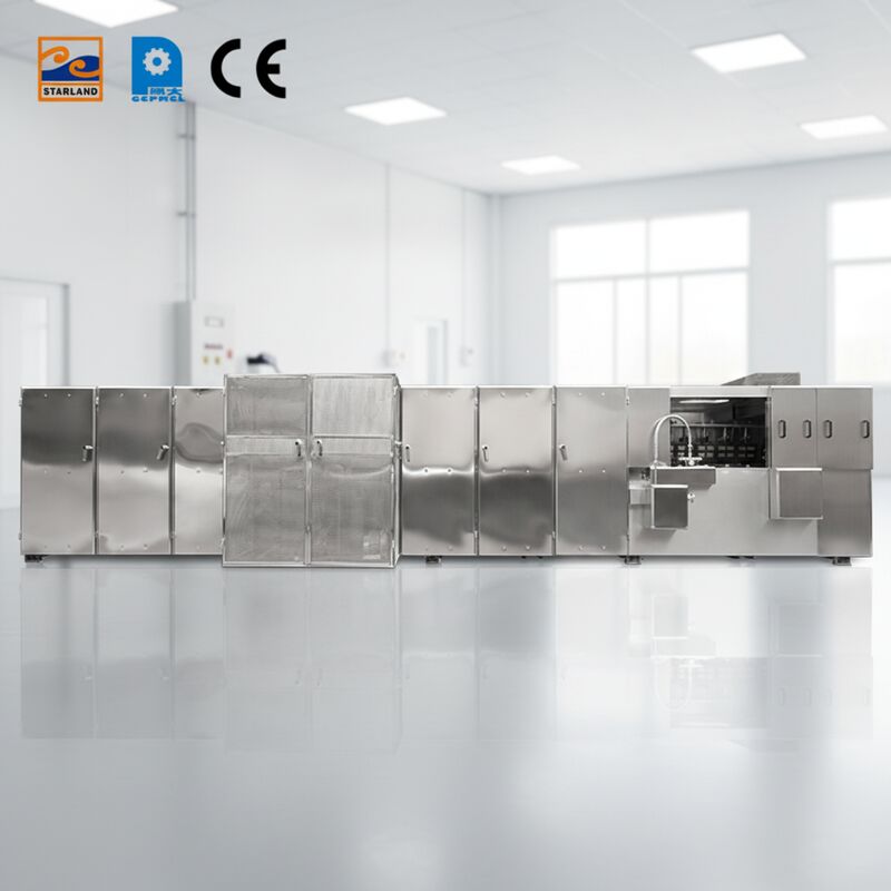 Peralatan Produksi Wafer Monaka yang Disesuaikan Dibangun Menggunakan Bahan Baja Tahan Karat Memberikan Struktur dan Operasi yang Kuat