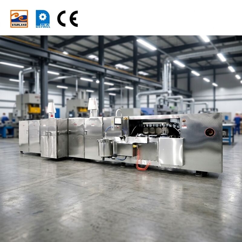 Pembuat Biskuit Wafer dengan Kontrol Suhu Layar Digital Menghasilkan Wafer Obleas yang Konsisten