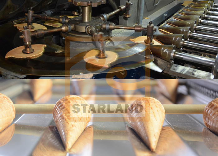 Mesin Pembuat Es Krim Sugar Cone / Cone Wafer Biscuit Machinery