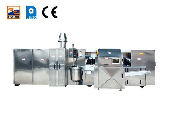 Lini Produksi Rolled Sugar Cone Cookies Crispy Cone Membuat Mesin