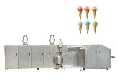 Nozzle Type Ice Cream Cone Line Produksi Sepenuhnya Otomatis