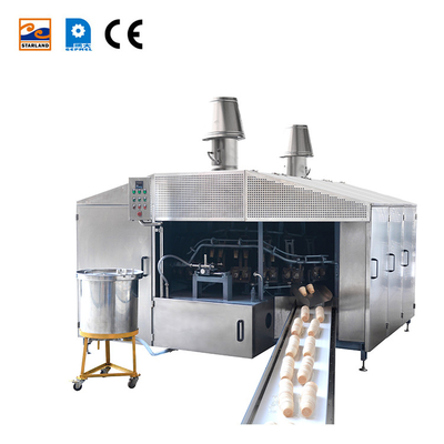 Pembuat kerucut wafer stainless steel dengan tampilan digital dan teknologi kontrol suhu