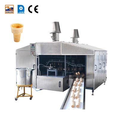China pabrik makanan ringan es krim Wafer Cone Mesin pembuatan