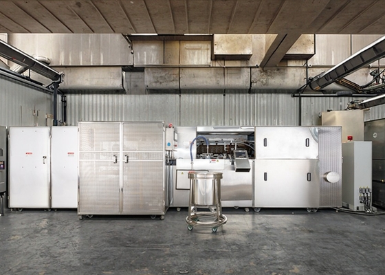 PLC dikendalikan stainless steel mesin pengolahan makanan Tart Shell pembuatan