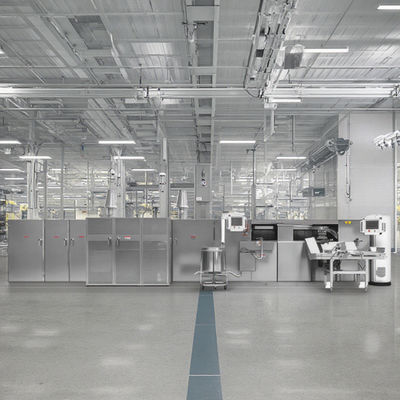 Lini Produksi Egg Roll Pemanas Gas PLC 1200/Jam Produksi