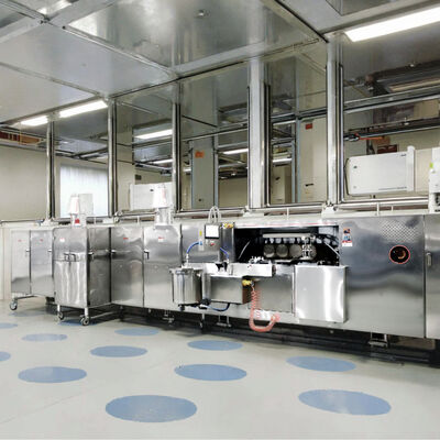 PLC Control System Wafer Biscuit Produksi Line Baja tahan karat Obleas Wafer Pabrik Peralatan