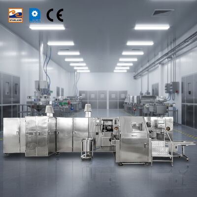 Jalur perakitan Barquillo Cone Jalur produksi dirancang untuk produksi Barquillo Cone Memastikan kapasitas tinggi dan operasi