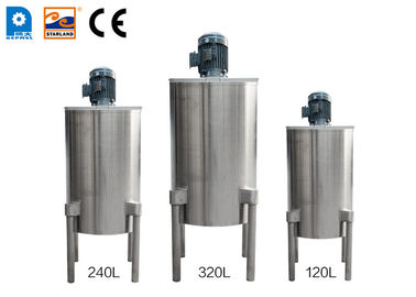 4 Leged Double Walled Ice Cream Kerucut Line Produksi Mixer Adonan Kecepatan Tinggi