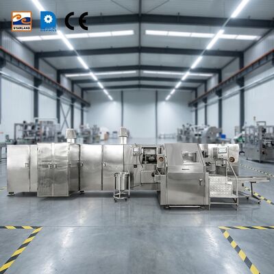 Mesin Penggulung Kerucut Es Krim Otomatis Penuh Dirancang Untuk Produksi Massal Kerucut Es Krim