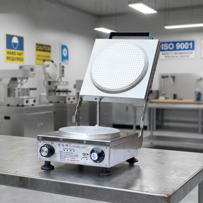 220V stainless steel otomatis kerucut membuat mesin Mudah pemeliharaan