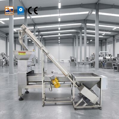 Aksesoris industri untuk lini produksi kerucut Waffle/Biscuit Miller dengan spiral conveyor