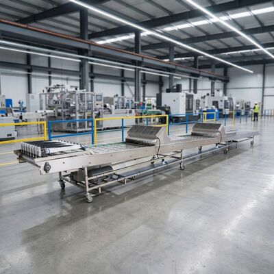 Konveyor Pendingin Marshalling Cocok Untuk Aplikasi Produksi Biskuit Industri