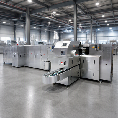 Jalur Produksi Otomatis Es Krim Peralatan Stainless Steel untuk Manufaktur Kerucut