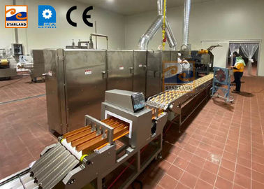Lini produksi Biskuit Komersial Mesin Cone Rolled Wafer