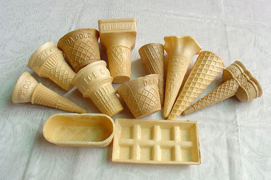 Kerucut Gula Es Krim Rasa Susu Tinggi 135mm Dengan Sudut 23 Derajat