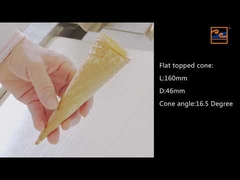 Jalur Produksi Es Krim Kerucut, 71 Templat Baking Cast Iron.